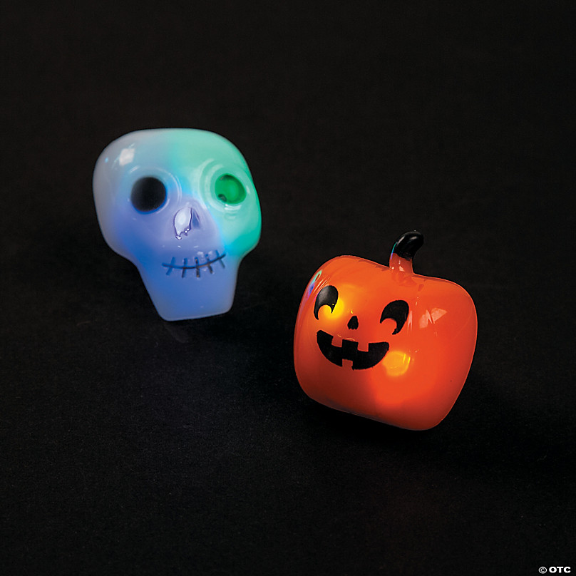 plastic halloween rings