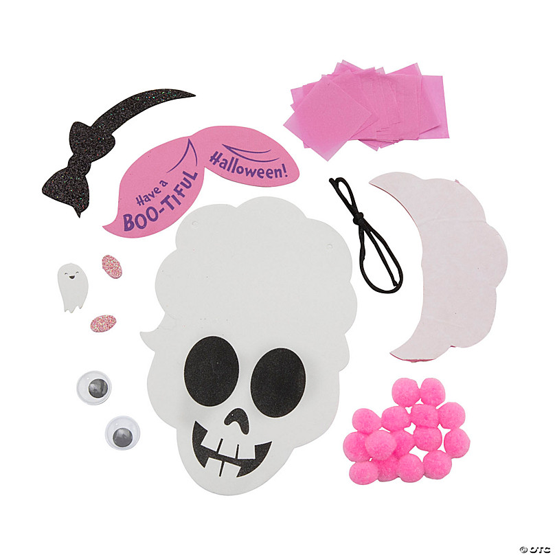 Halloween Skeleton Paper Chain Craft Kit - Makes 12