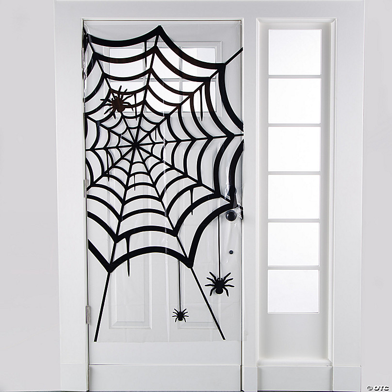 Stretchable Web With Plastic Spider Halloween Party Decoration Fancy Dress P6609 