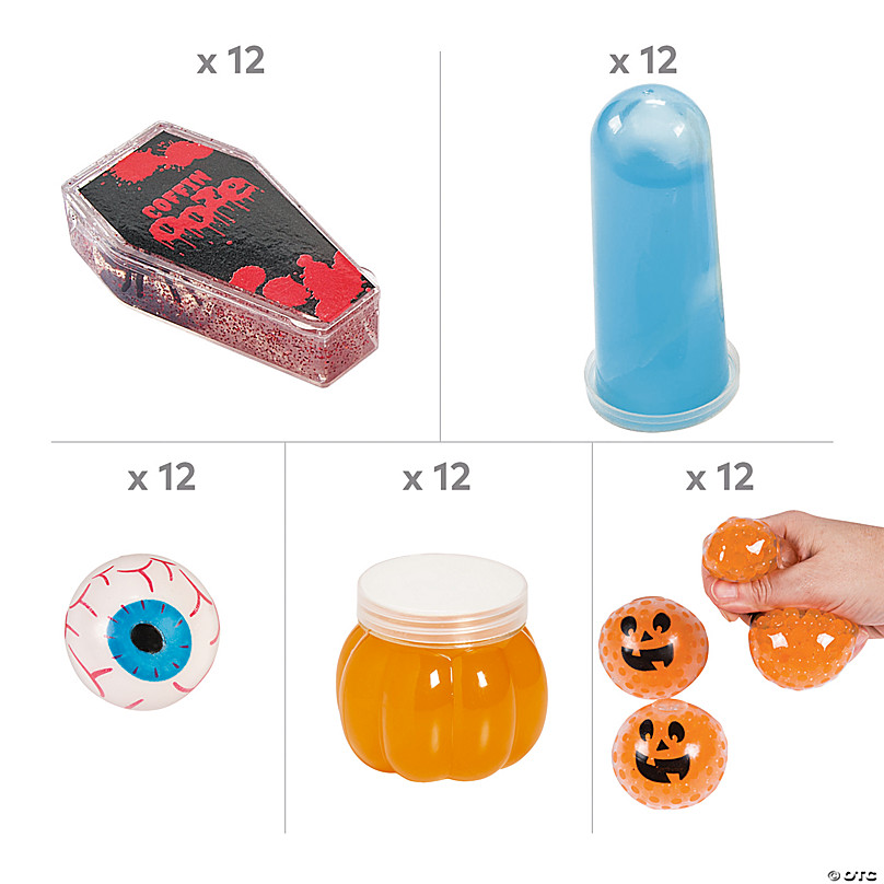 Halloween Sticky & Slime Giveaway Kit 60 Pc.