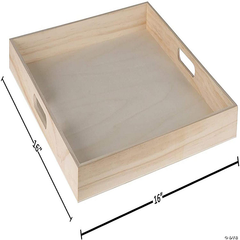 Hammont Wooden Nested Serving Trays Five Piece Set square | Oriental ...