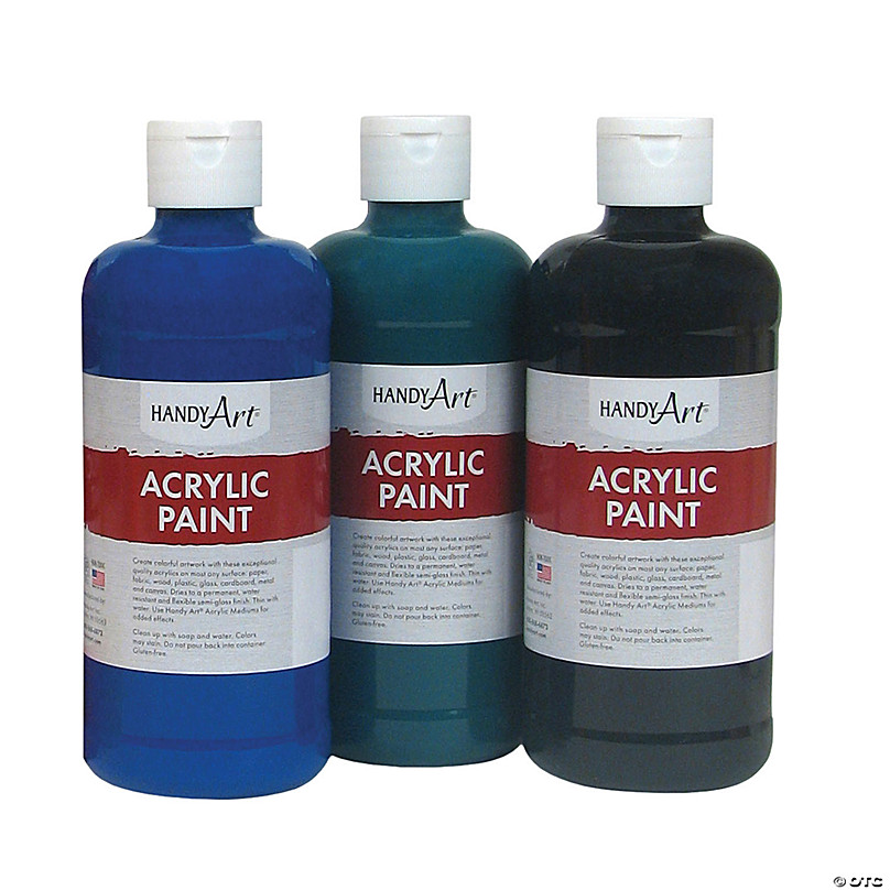 6-Color Acrylic Paint Strip