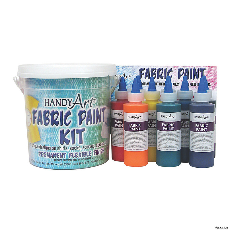 Loomini, Assorted Colors, Shop Metallic Fabric Paint - 1 set