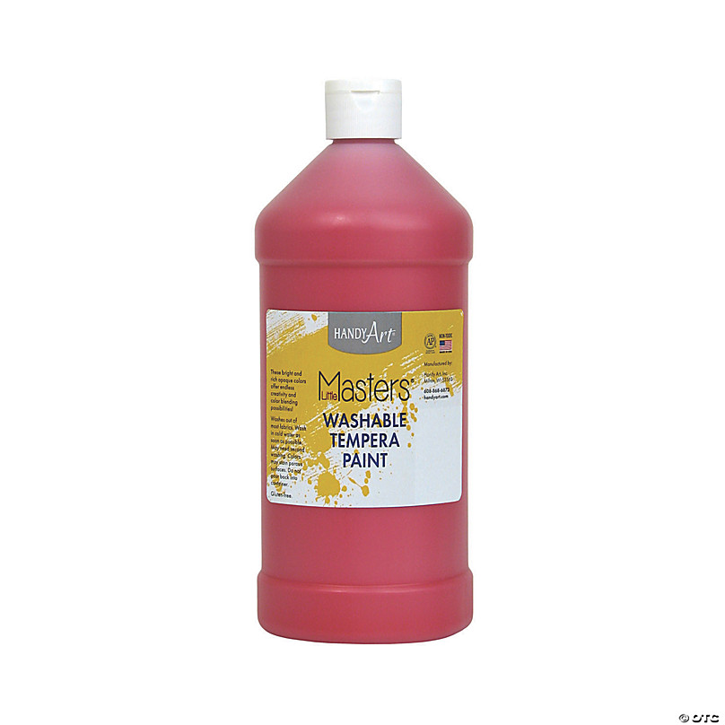 Handy Art® Little Masters™ Washable Tempera Paint, 32 oz, Red