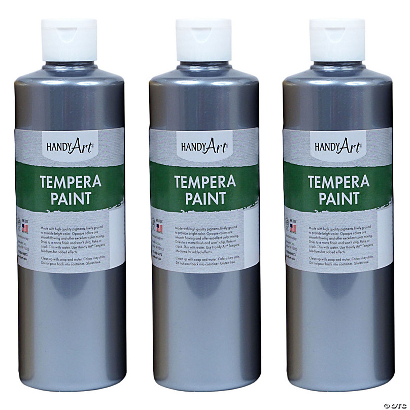 Cool Tones Tempera Paint - 3 Bottles