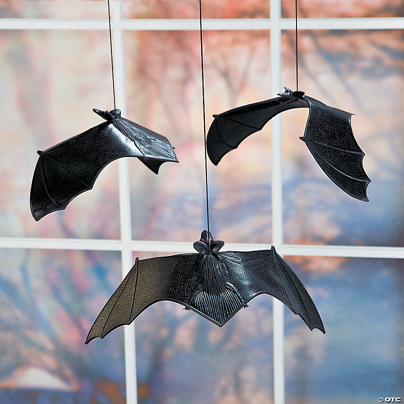 Halloween Bats Decorations for Halloween Decor Party Favors Props Supplies Cemetery Decor LYVM 72 Pcs 3D Bats Wall Stickers