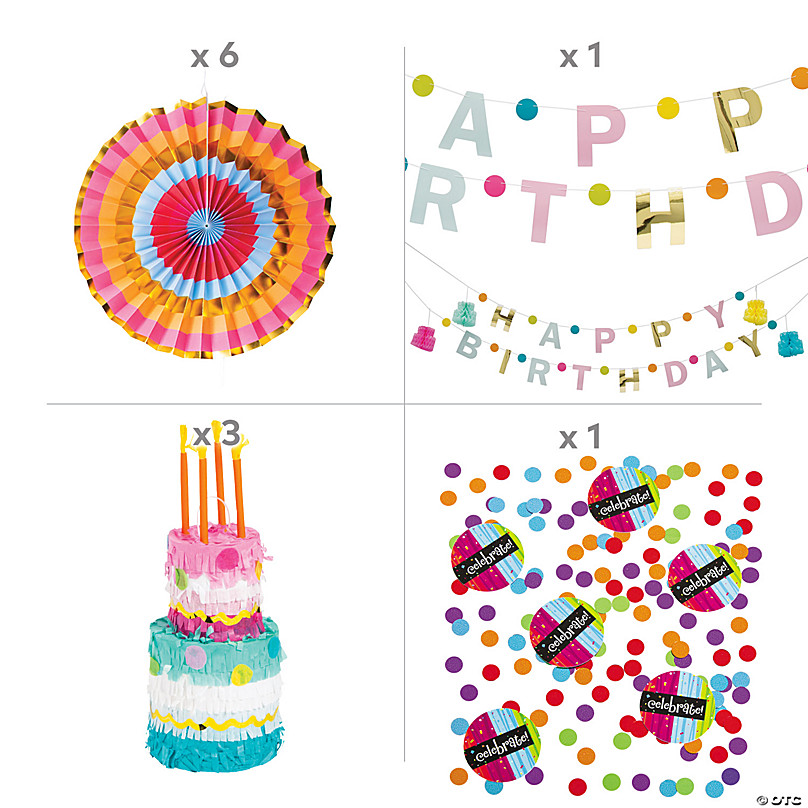 Party Decoration Kit for Birthday Celebration