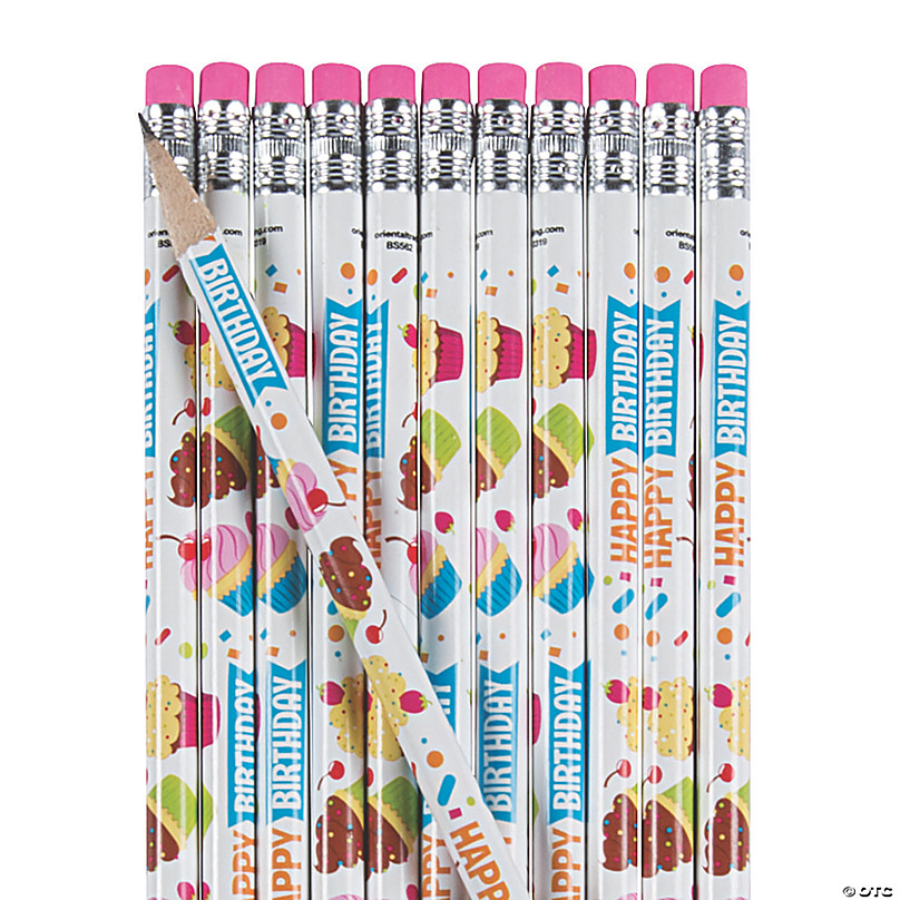 Thermo Happy Birthday Pencils