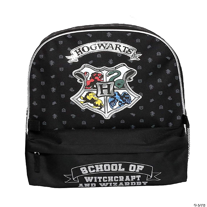 Canvas Harry Potter Hogwarts Backpack Purse Shoulder Bag for Adults Harry Potter Mini Backpack for Women Teens 
