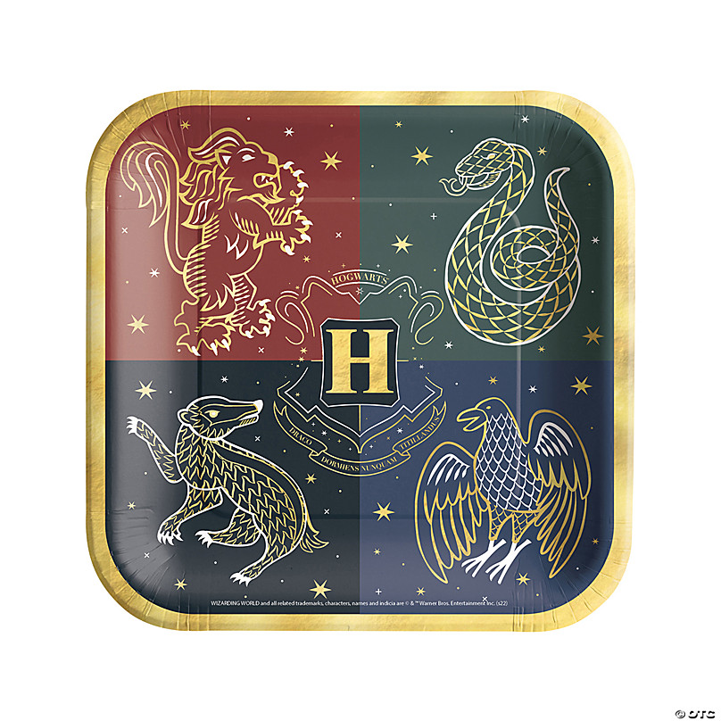 https://s7.orientaltrading.com/is/image/OrientalTrading/FXBanner_808/harry-potter-hogwarts-united-square-paper-dinner-plates-with-metallic-gold-trim-8-ct-~14233011.jpg