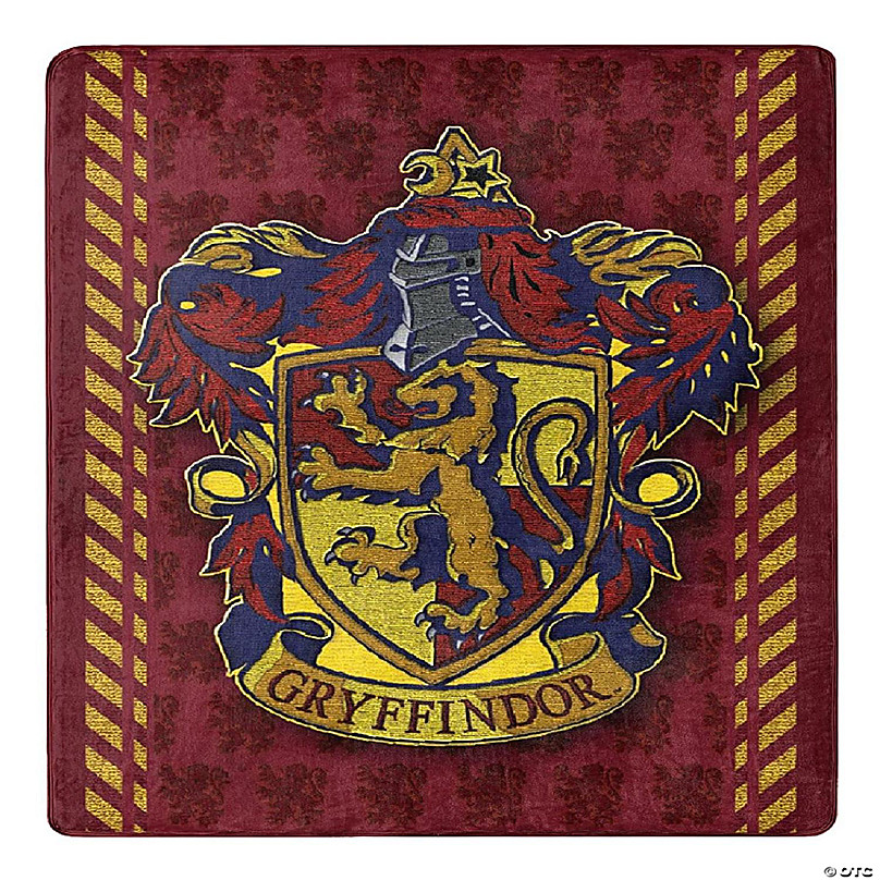 Harry Potter House Gryffindor 46 x 60 Inch Fleece Throw Blanket