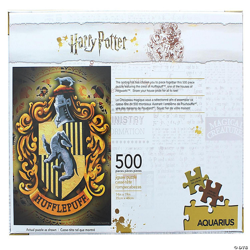 Harry Potter Hufflepuff Logo 500 Piece Jigsaw Puzzle
