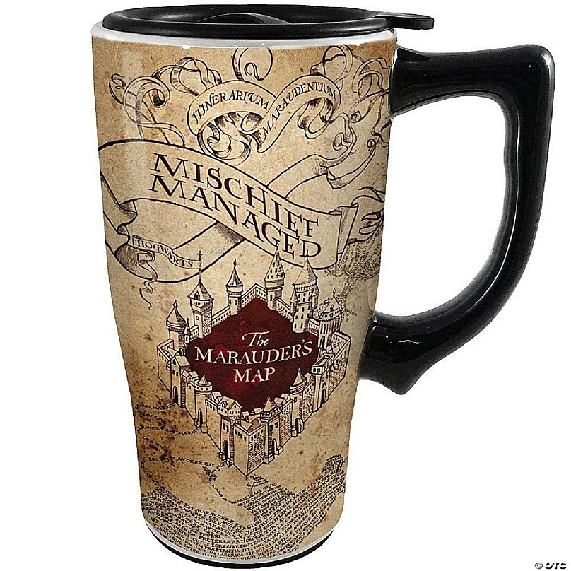 Silver Buffalo Harry Potter Marauder's Map 60-Piece Party Tableware Set, Cups, Plates, Napkins