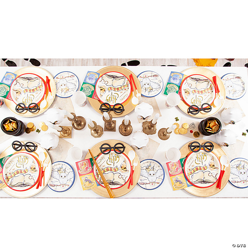 Harry Potter Napkins , Dinner & Dessert Plates Birthday Party Supplies For 8