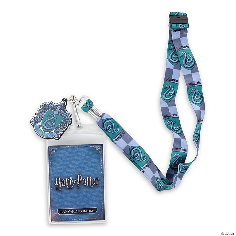 Harry Potter Slytherin 22-Inch Lanyard With ID Badge Holder and Crest Charm