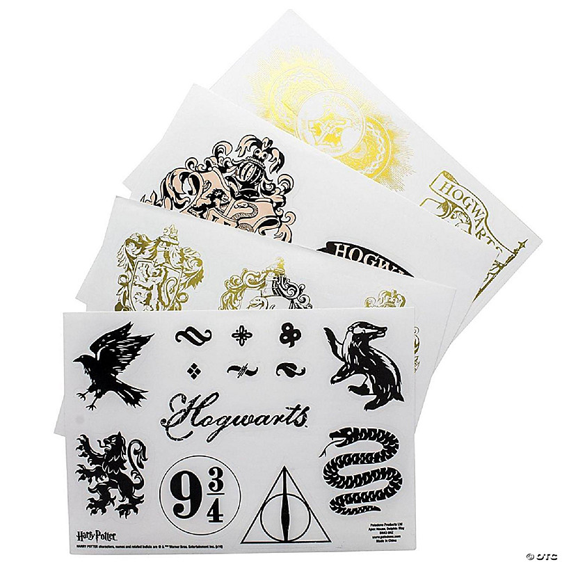 Harry Potter Vinyl Decals, 4 Sheets