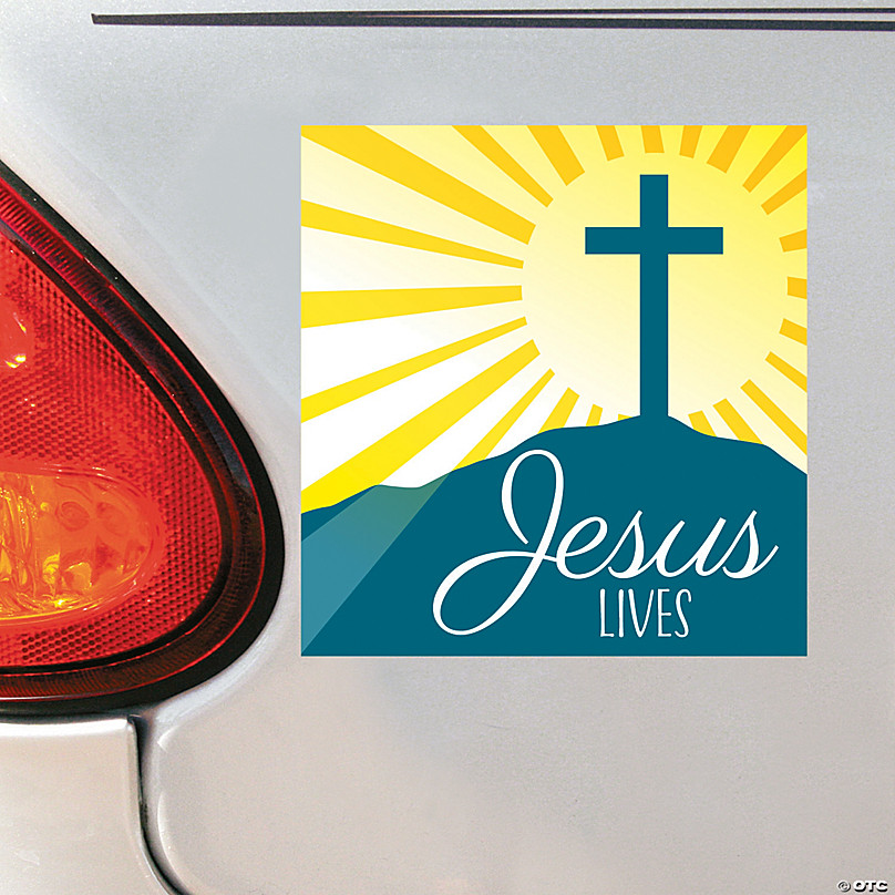 Jesus On Cross A2 Decal Sticker