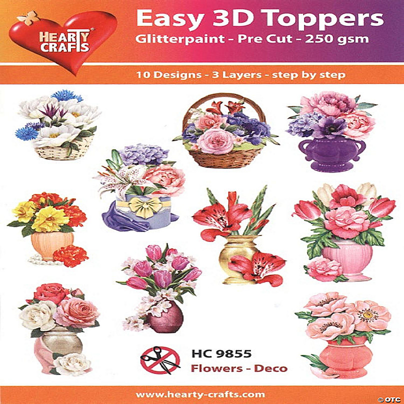 Hearty Crafts Easy 3D FlowersDeco
