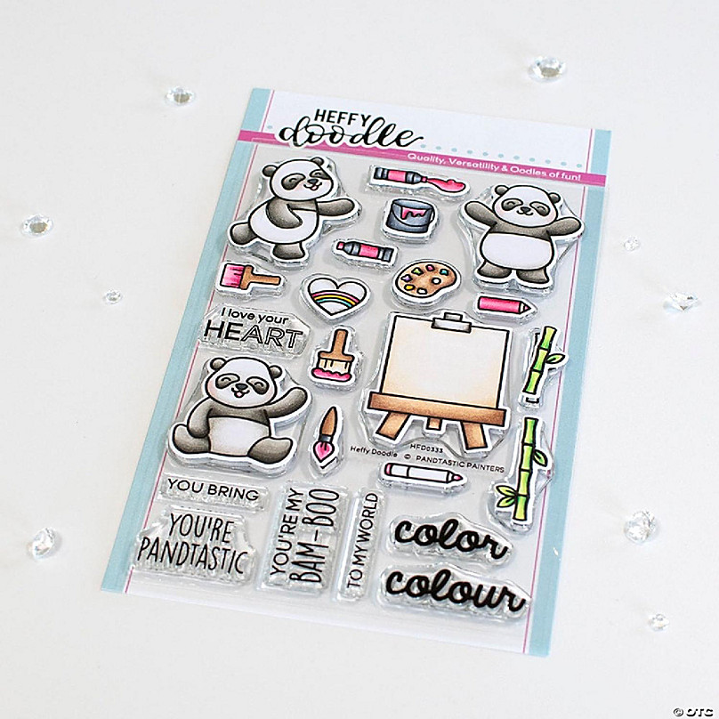 Heffy Doodle Pandtastic Painters Stamps