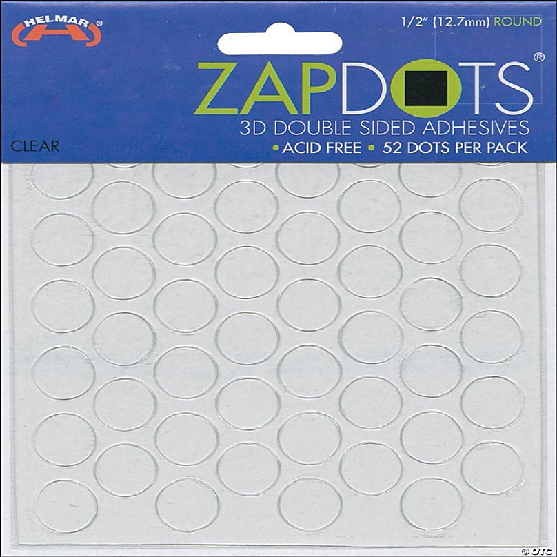 Helmar ZAPDOTS 3D DOUBLE CLEAR ADHESIVBE DOTS 12 127 MM