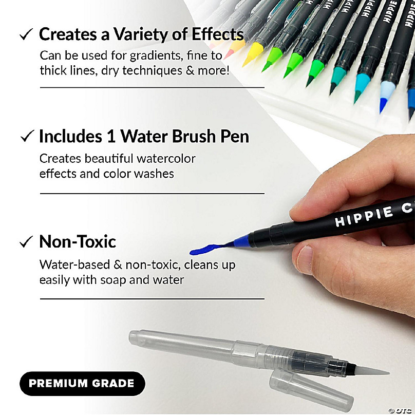 Hippie Crafter Watercolor Brush Pens