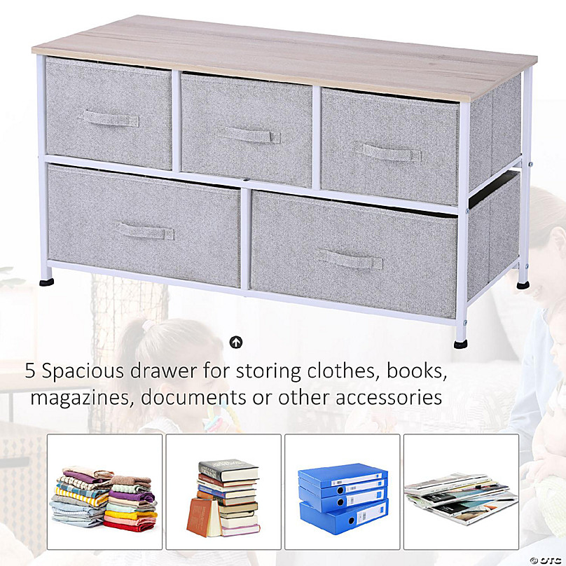 Lpoqw Dresser Drawer Organizer Storage Box With Compartments For