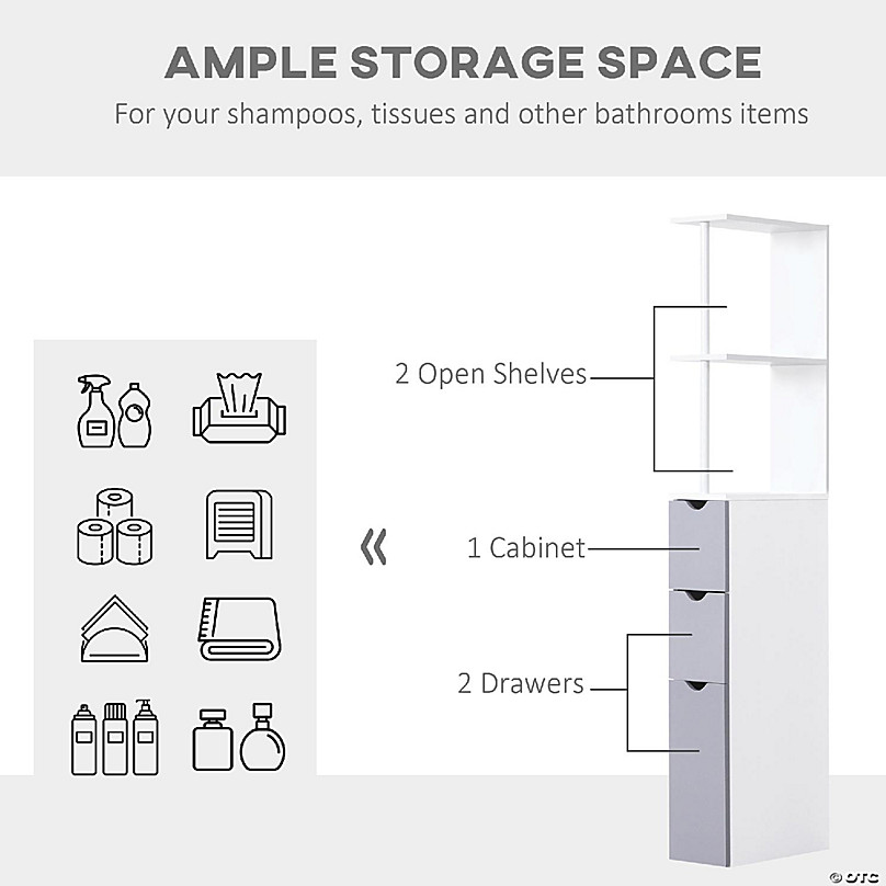 https://s7.orientaltrading.com/is/image/OrientalTrading/FXBanner_808/homcom-54-tall-bathroom-storage-cabinet-freestanding-linen-tower-with-2-tier-shelf-and-drawers-narrow-side-floor-organizer-grey-and-white~14218067-a02.jpg