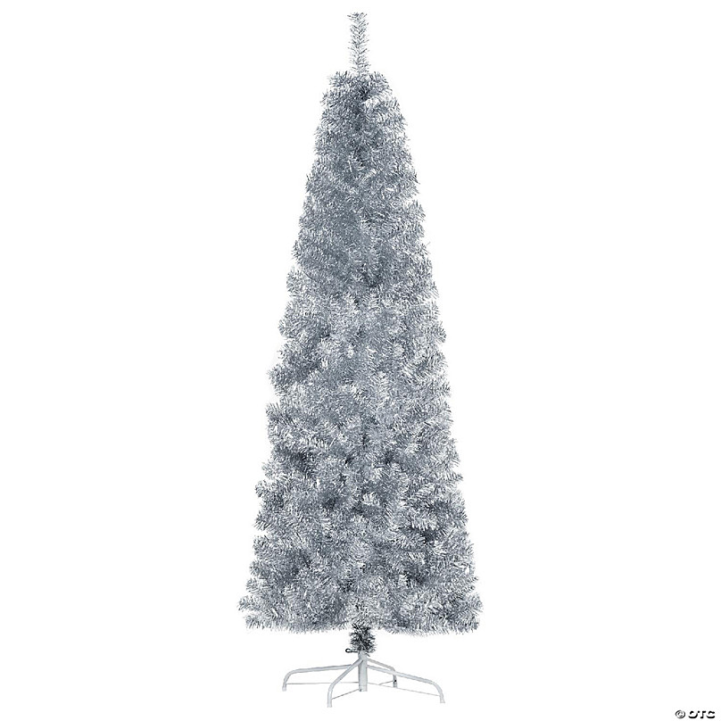6' Tall Unlit Slim Douglas Fir Artificial Christmas Tree with