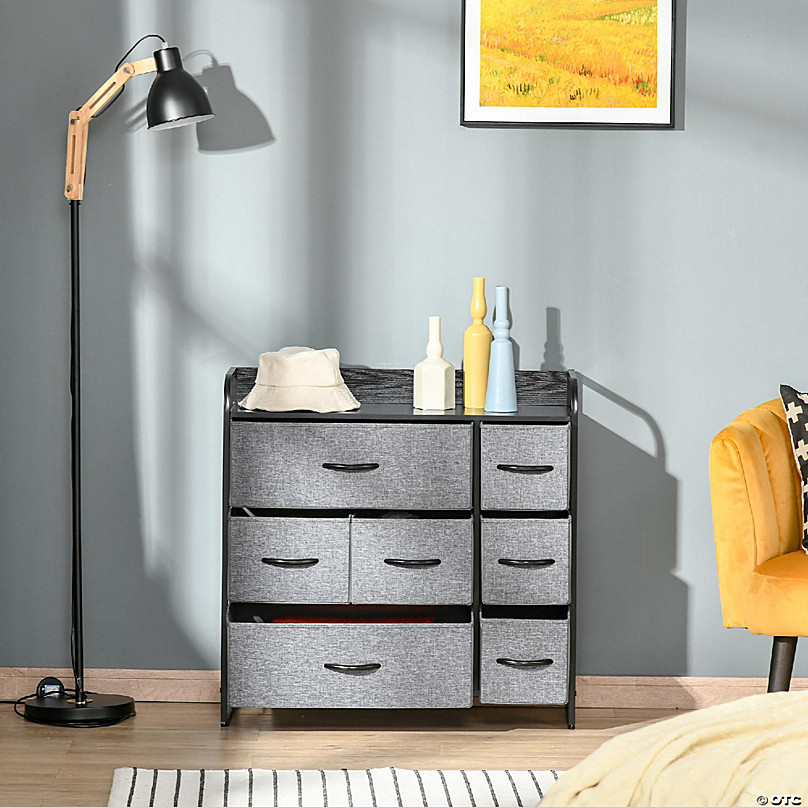 https://s7.orientaltrading.com/is/image/OrientalTrading/FXBanner_808/homcom-7-drawer-dresser-fabric-chest-of-drawers-3-tier-storage-organizer-for-bedroom-entryway-tower-unit-with-steel-frame-wooden-top-grey~14218203-a03.jpg