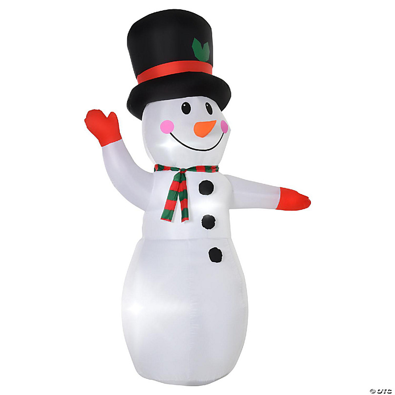 Atlanta Falcons 7 ft Inflatable Snowman