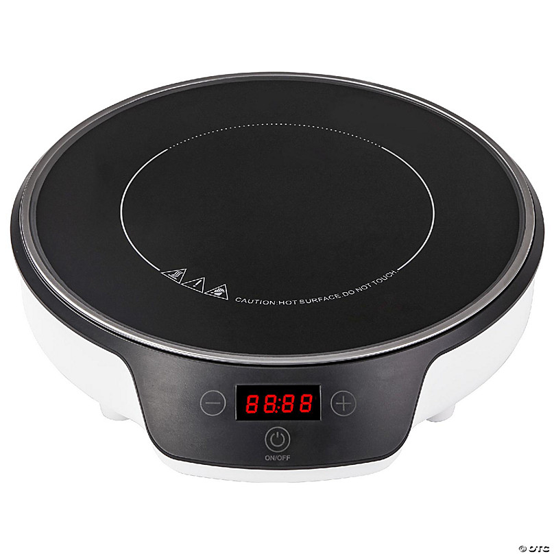 KOCONIC 1600W Single Burner,Electric Cooktop,Hot plate for Black