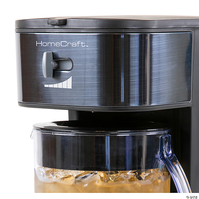 https://s7.orientaltrading.com/is/image/OrientalTrading/FXBanner_808/homecraft-3-quart-black-stainless-steel-cafe-ice-iced-coffee-and-tea-brewing-system~14273626-a03.jpg