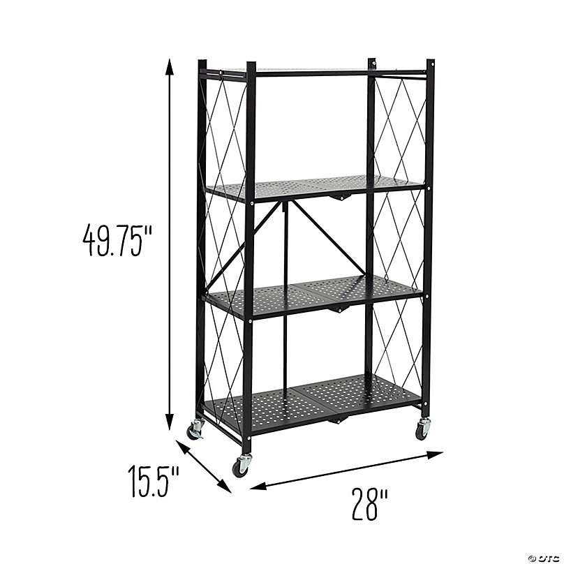 Honey Can Do 4 Tier Storage Shelf - White