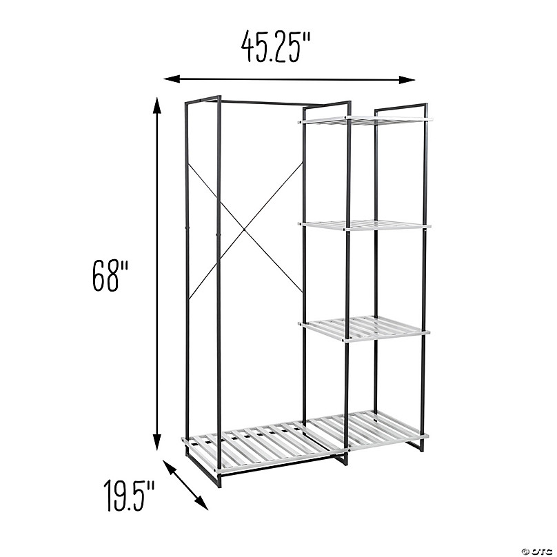 Origami Large Steel Closet - White