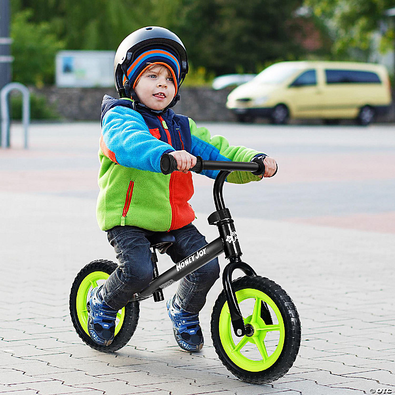 HoneyJoy Kids Balance Bike No Pedal w Adjustable Handlebar Seat