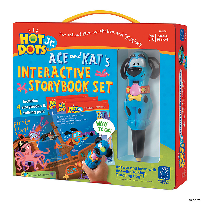 Hot Dots Jr 4 Book & Pen Set