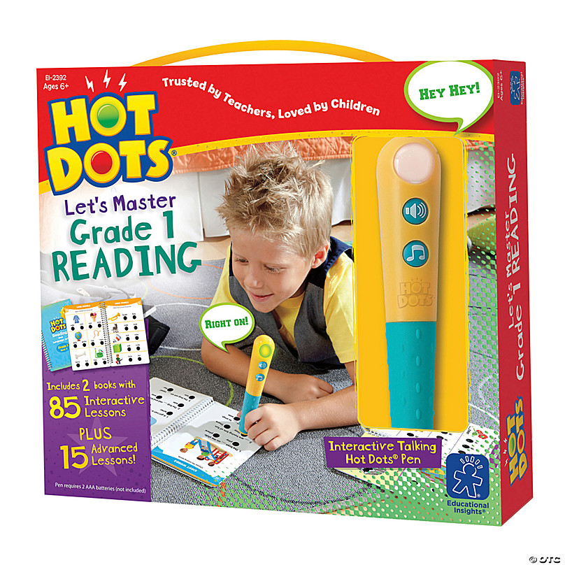 Educational Insights Phonics Fun Hot Dots Jr Set, 80 Cards and 1