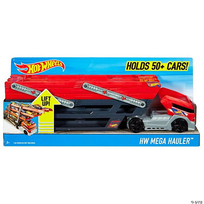 Hot Wheels Truck Mega Hauler 50 Die Cast Cars Toys Review 