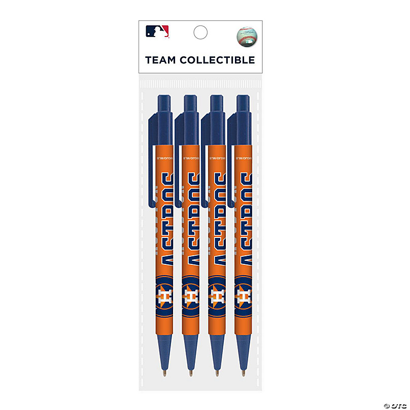 Houston Astros Cool Color Pen 4-Pack, 12 Sets