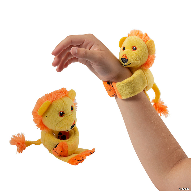 https://s7.orientaltrading.com/is/image/OrientalTrading/FXBanner_808/hugging-stuffed-lion-slap-bracelets-12-pc-~13844220.jpg