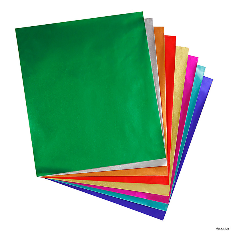 Hygloss Metallic Foil Paper Assortment 10 Sheets per Pack 6 Packs