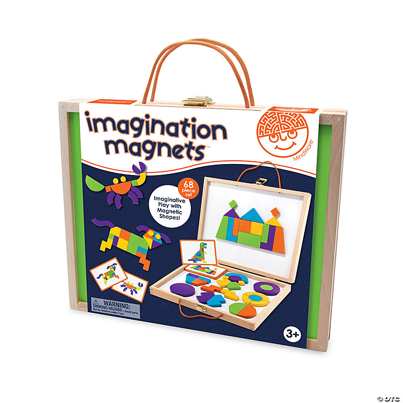 Imagination Creative Building Magnetic 71 pcs kit  educational STEM multi colors 