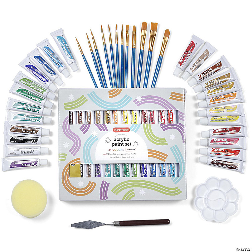 https://s7.orientaltrading.com/is/image/OrientalTrading/FXBanner_808/incraftables-acrylic-paint-set-for-adults-and-kids--24-colors-acrylic-paints-for-canvas-painting-with-12-brushes-sponge-pallet-and-craft-knife-non-toxic-art-paint~14371917.jpg