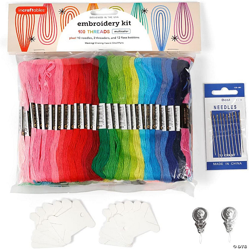 Incraftables Sewing Kit for Adults with 30pcs Multicolor Threads & Needles. Best Emergency Travel Basic Sewing Kits. Hand Sewing Kit for Beginner & PR