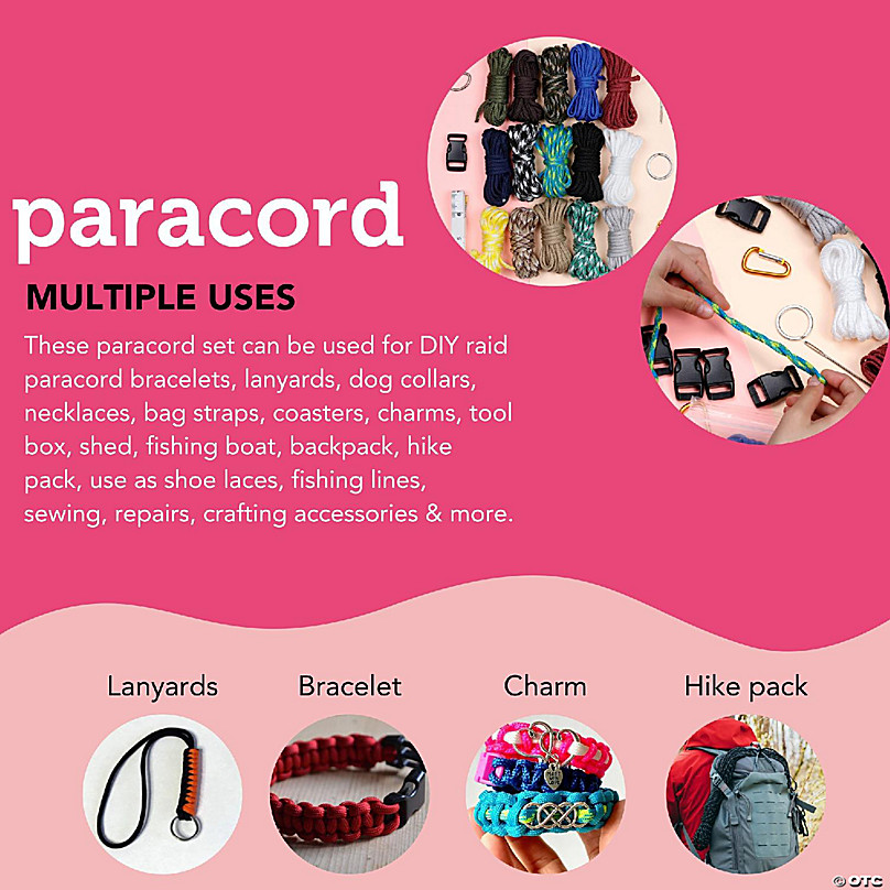 Paracord Needle Kit - Pink