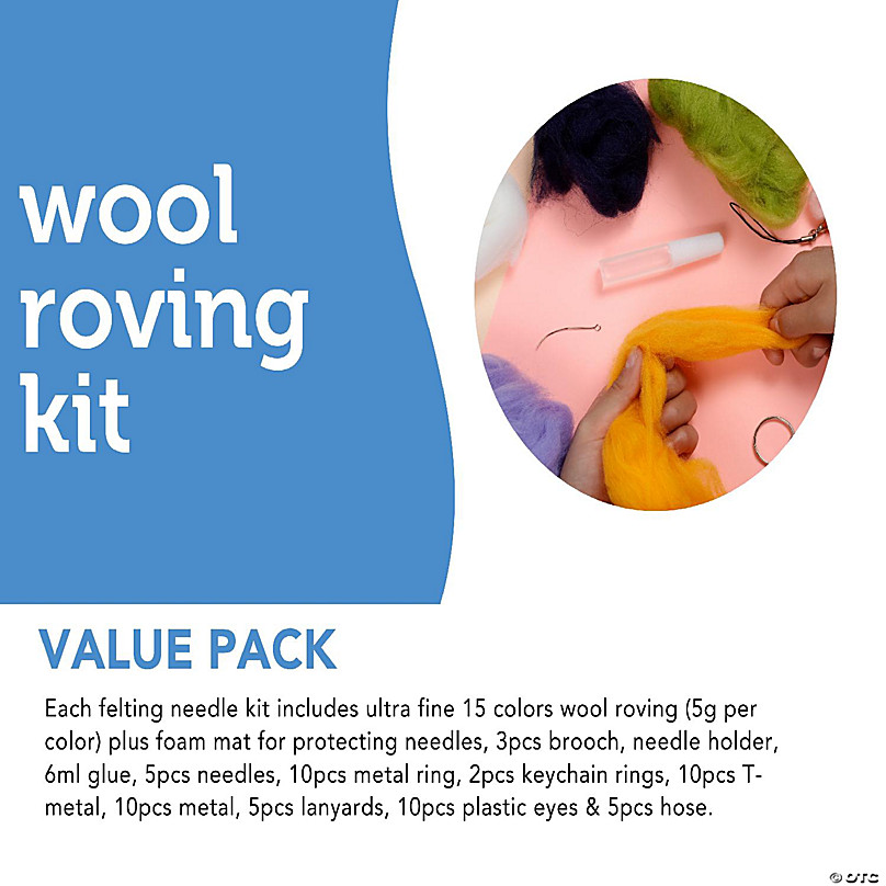 NO.120 DIY Wool Felt Needle Felting Starter Kit Material Package Wool  Felting Kit - Buy NO.120 DIY Wool Felt Needle Felting Starter Kit Material  Package Wool Felting Kit Product on
