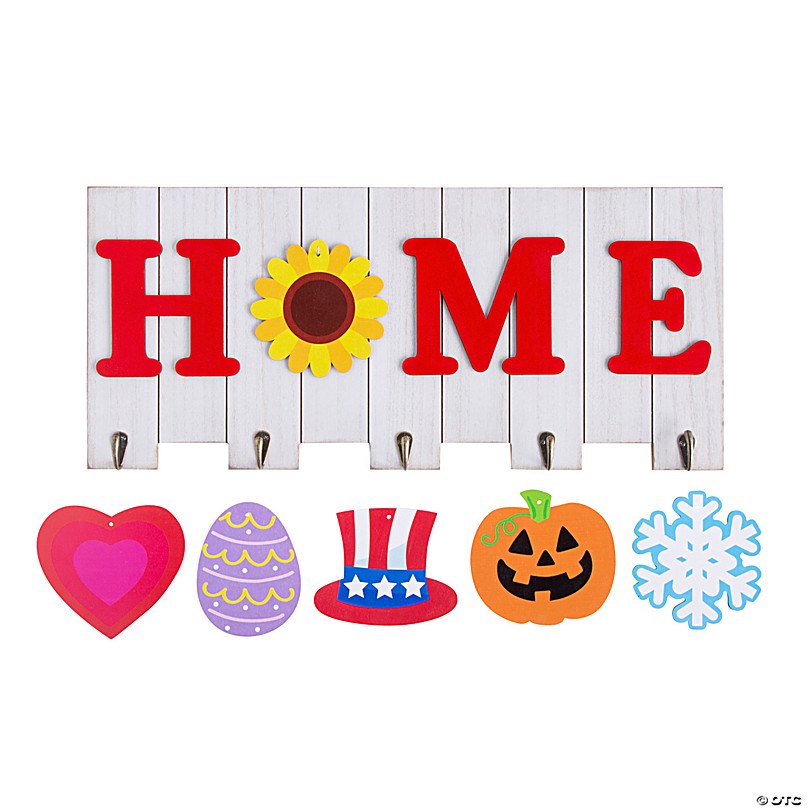 Interchangeable Seasonal Home Decoration Sign Oriental Trading