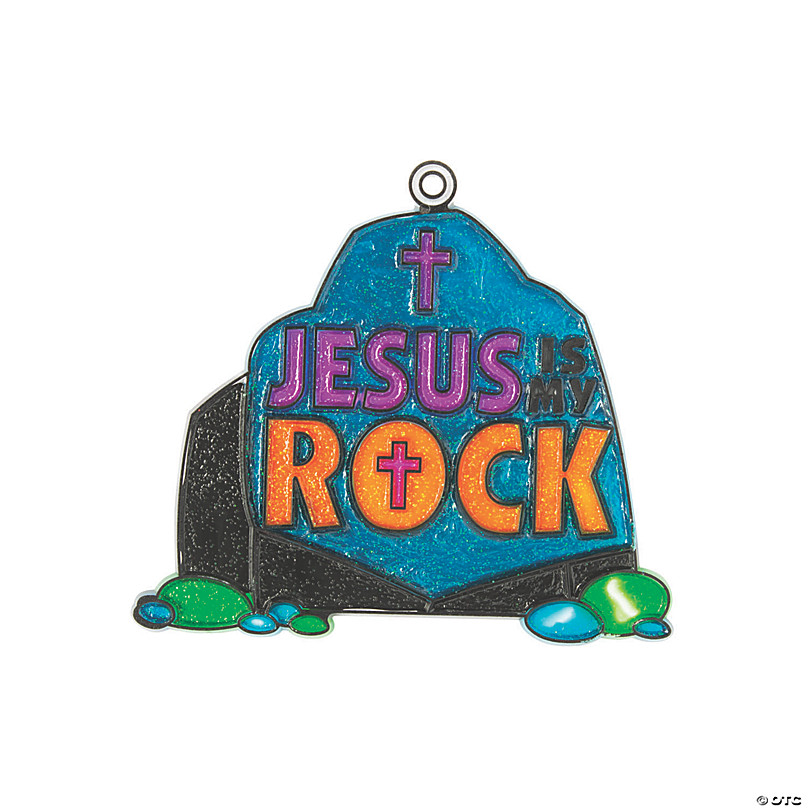 Jesus Is My Rock Suncatchers - 24 Pc.
