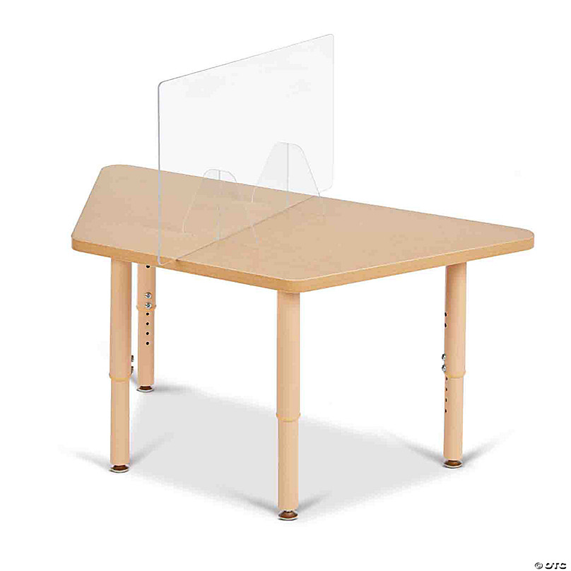 JontiCraft SeeThru Table Divider Shields 2 Station 30" X 8" X 16