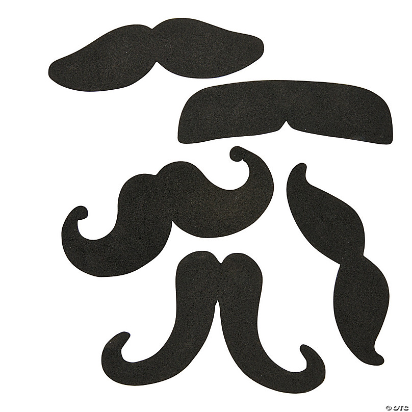 Jumbo Mustaches - Black - Discontinued